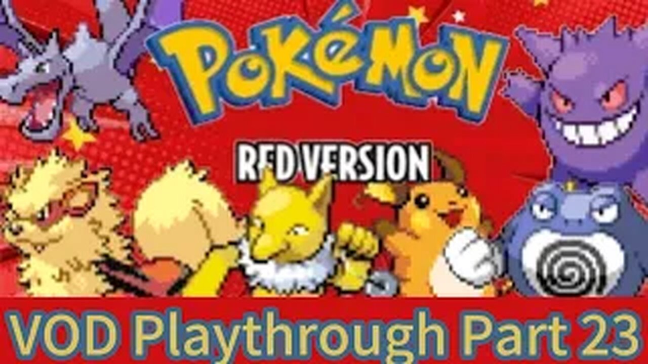 (VOD) Pokémon Red Randomised Live Part:23