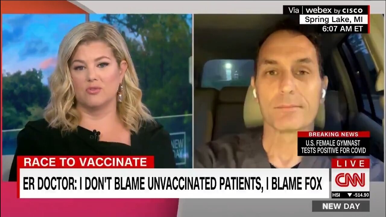 ER Physician Blames Unvaccinated Patients on Fox