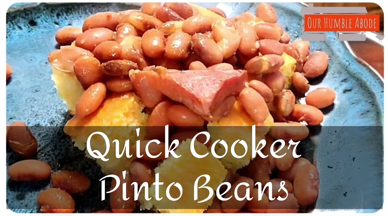 Quick Cooker Pinto Beans