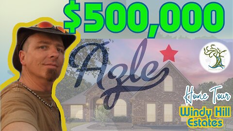 $500k Home tour in Azle Texas
