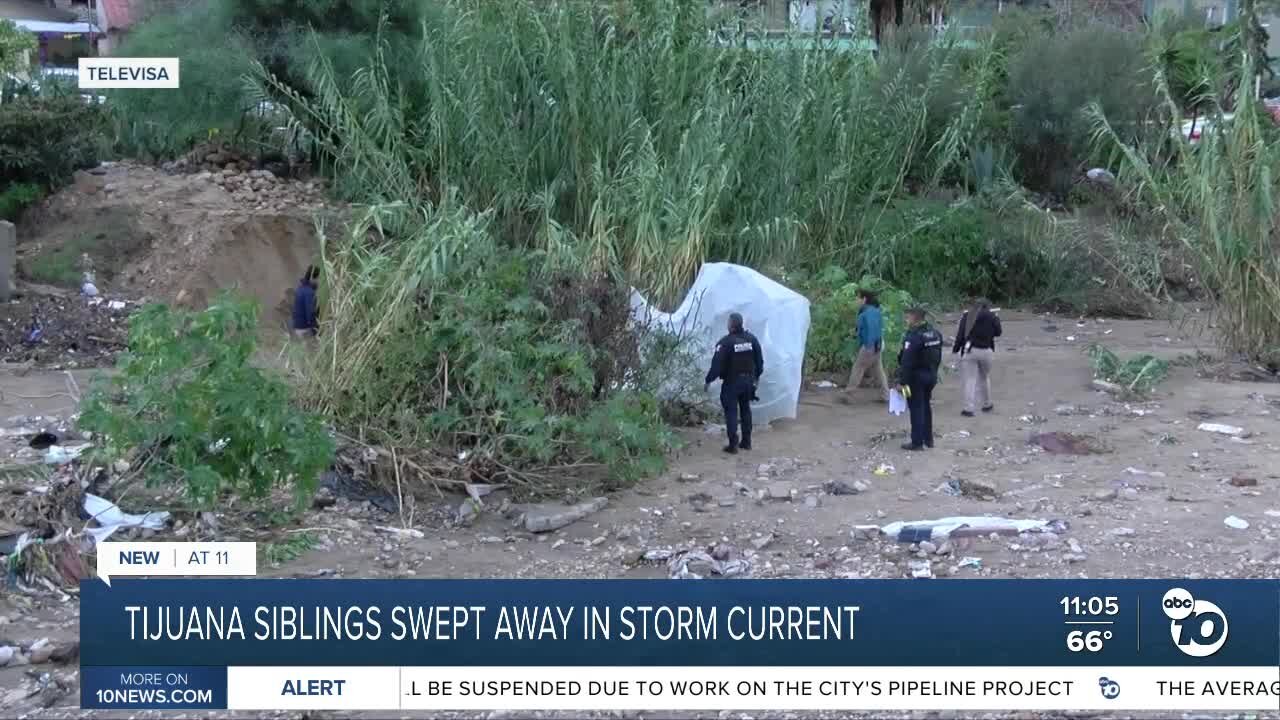 Storm current sweeps Tijuana siblings away