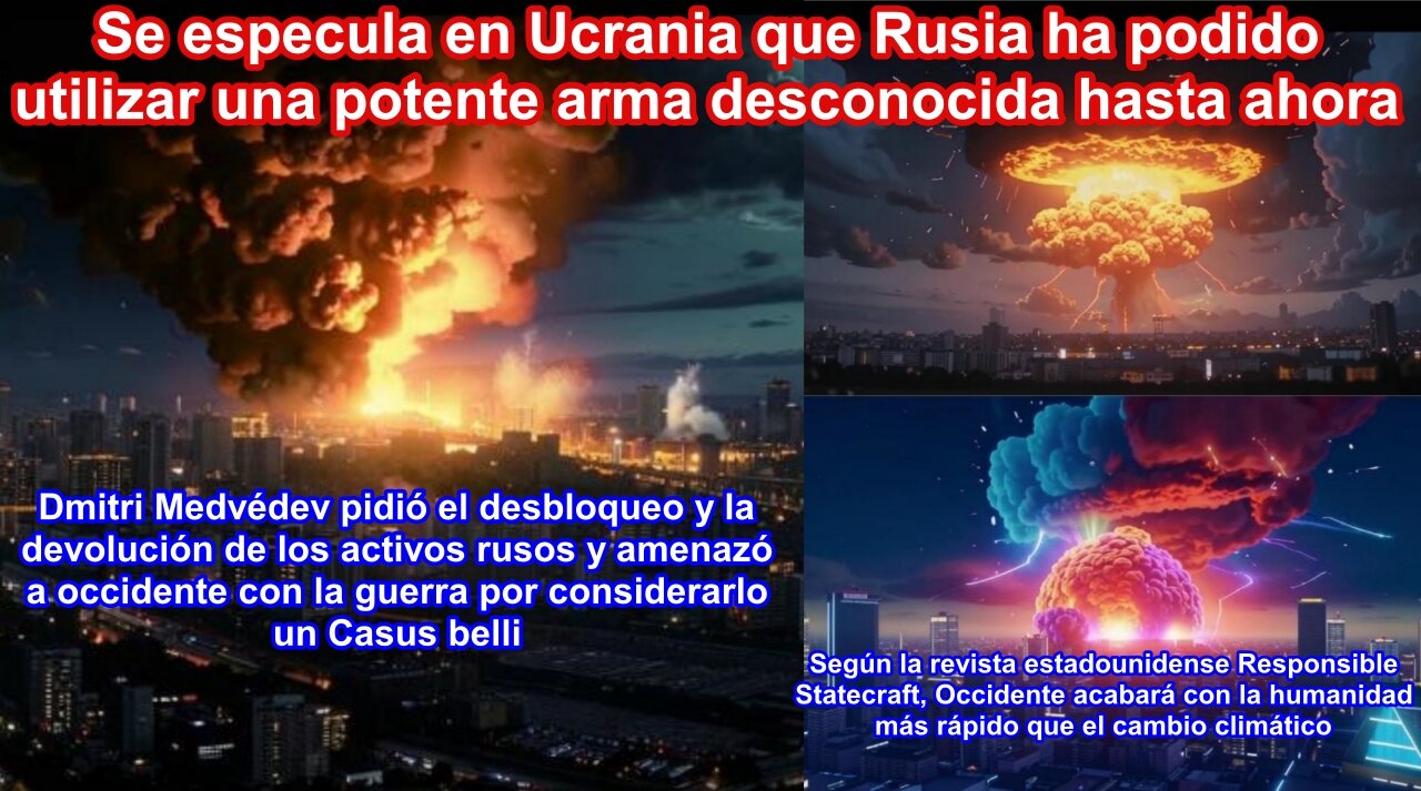 ¿Ha utilizado Rusia una nueva arma en Ucrania?, cada vez mas voces advierten del peligro nuclear