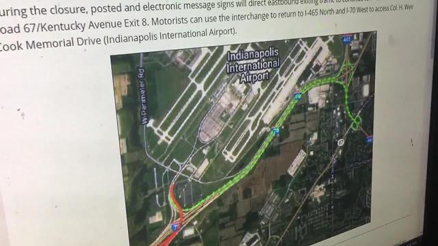 Lots of road closures and construction going on in central Indiana this weekend