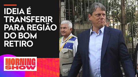 Tarcisio diz que Cracolândia pode ser transferida em São Paulo