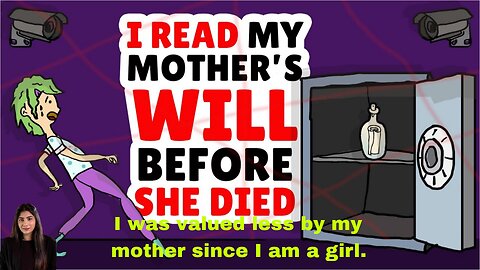 I was valued less by my mother since I am a girl.