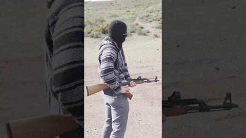 How to shoot an AK #shorts