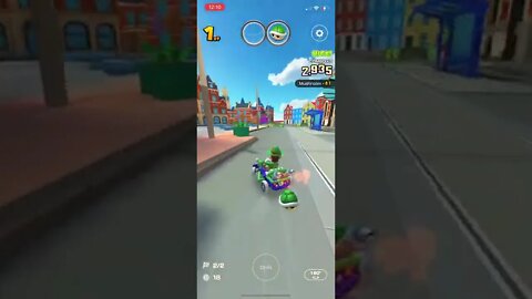 Mario Kart Tour - Green Lightning Gameplay (Green Luigi Pipe High-End Reward Kart)