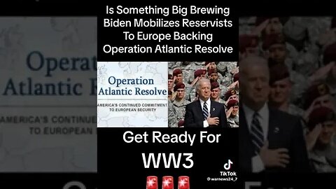 Is Biden #Mobilizing WWIII? #Biden #USA #troops #mobilization #wwiii #america #warzone