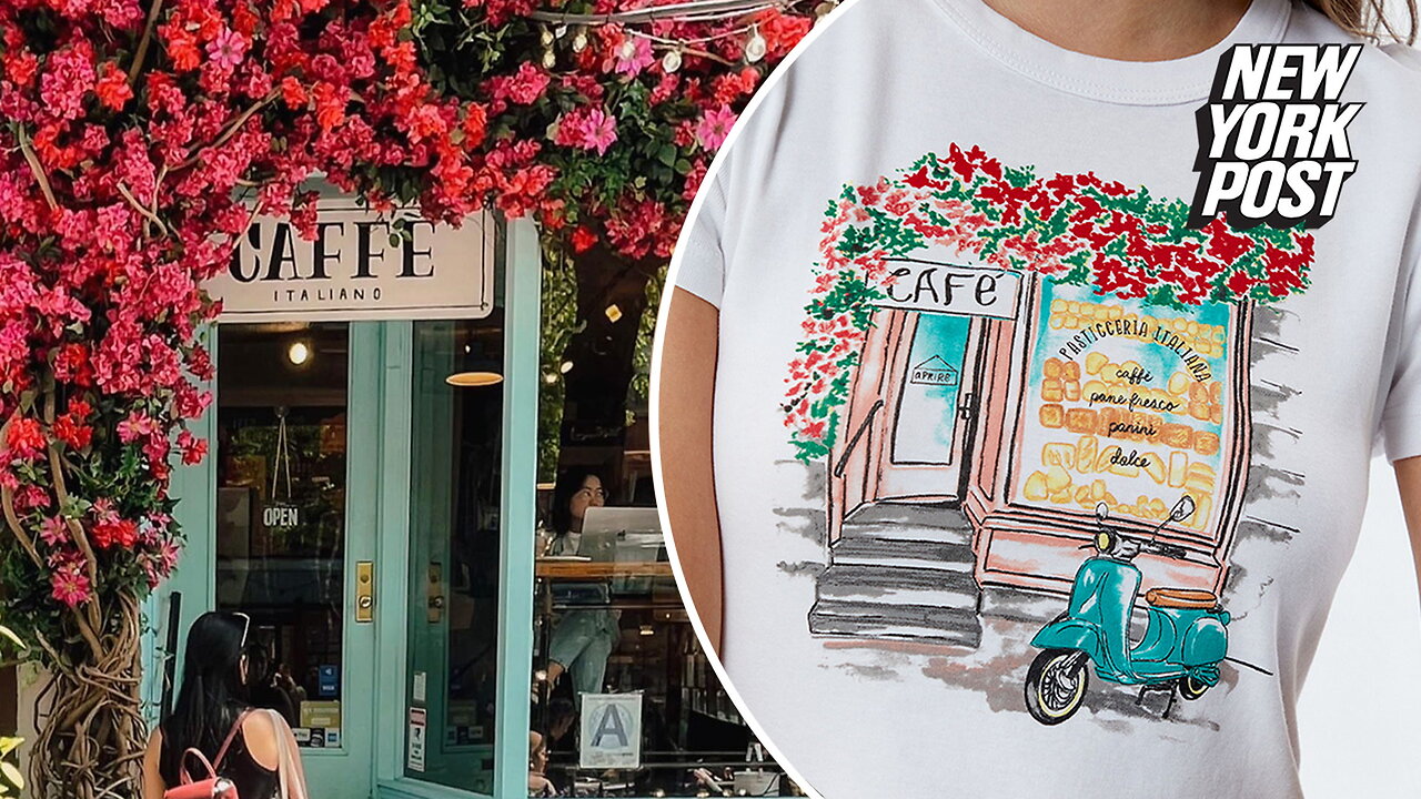 Small Brooklyn coffee shop says massive retailer put image of their storefront on a t-shirt without permission