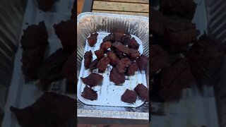 Smoked poor man burnt ends