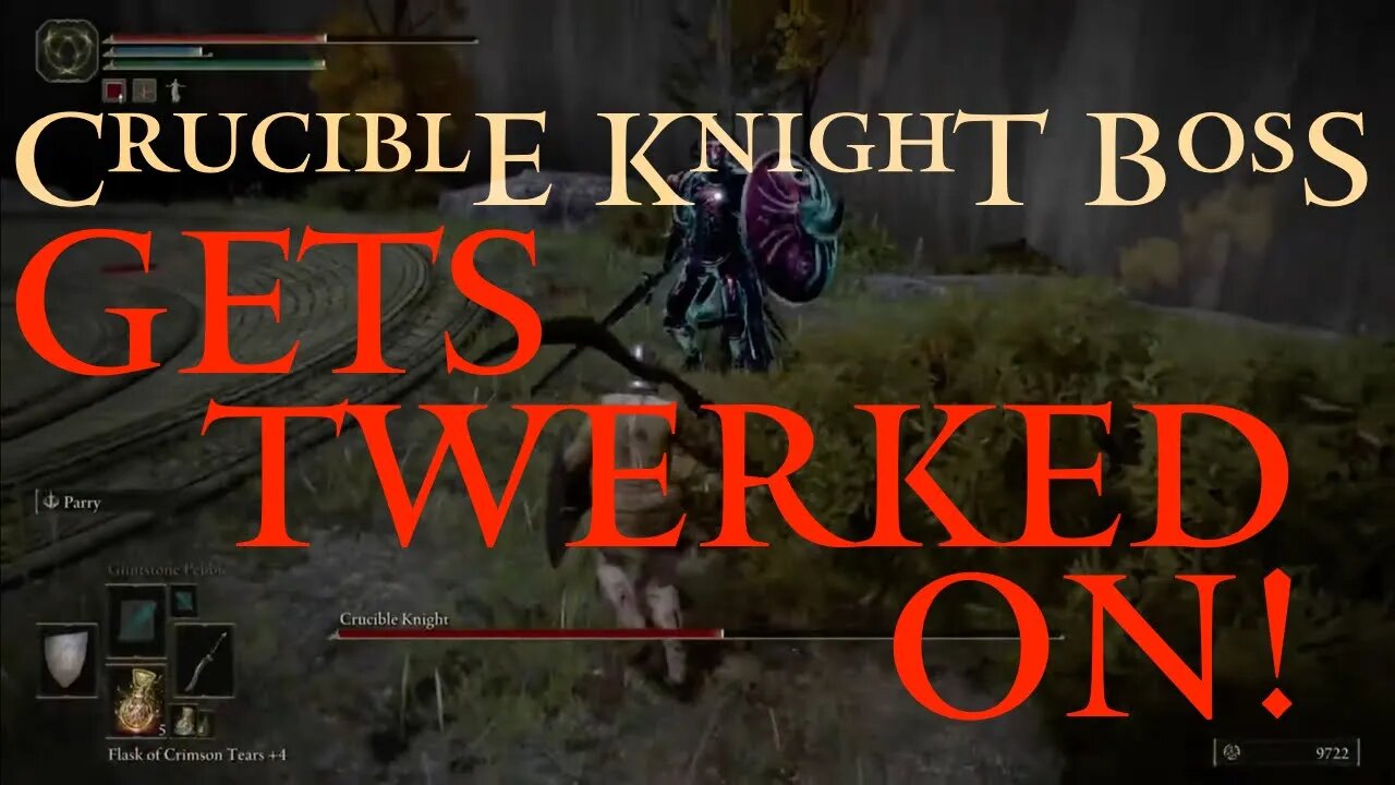 Elden Ring Crucible Knight Boss Gets Beaten and Twerked On (Elden Ring Live)