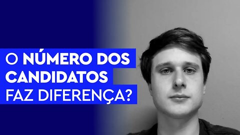 Muitas pessoas não sabem o número dos candidatos. Isso faz diferença?