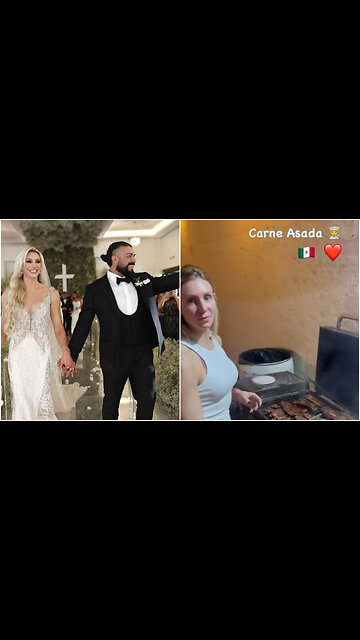 WWE's Charlotte Flair cooking for carne asada for her Mexican husband Andrade El Idolo