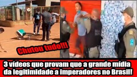 3 vídeos que provam que a grande mídia da legitimidade a imperadores no Brasil