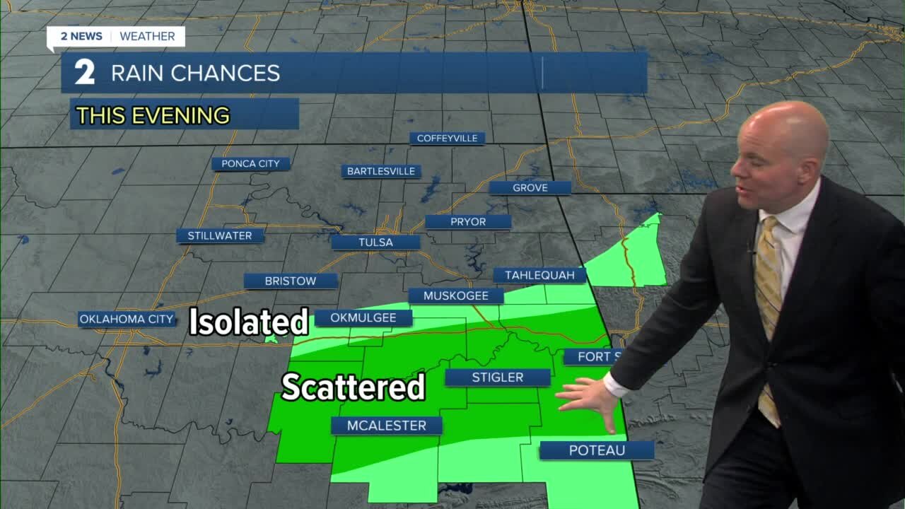 Wet Start, Storm Chances South Later Today