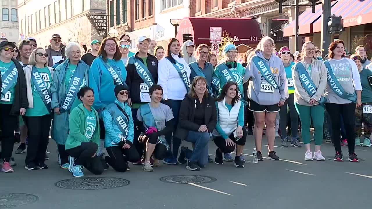 Warriors in teal raise awareness and funds for ovarian cancer research at 5K charity run