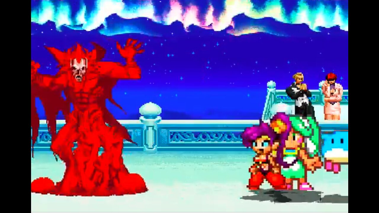 MUGEN - Mephisto vs. Shantae and Asha - Round 1 (Mephisto 1968 Reupload)