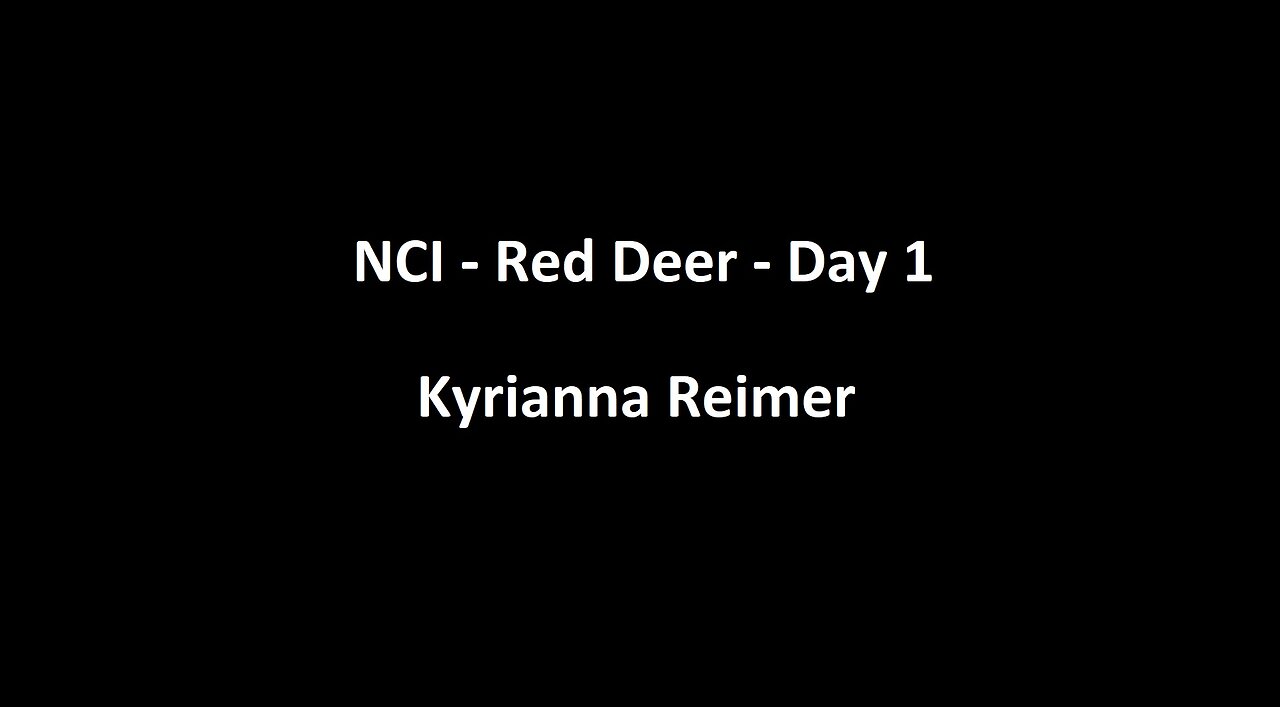 National Citizens Inquiry - Red Deer - Day 1 - Kyrianna Reimer Testimony