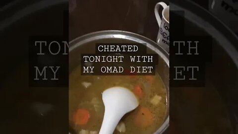 Cheated tonight with my OMAD Diet 😅