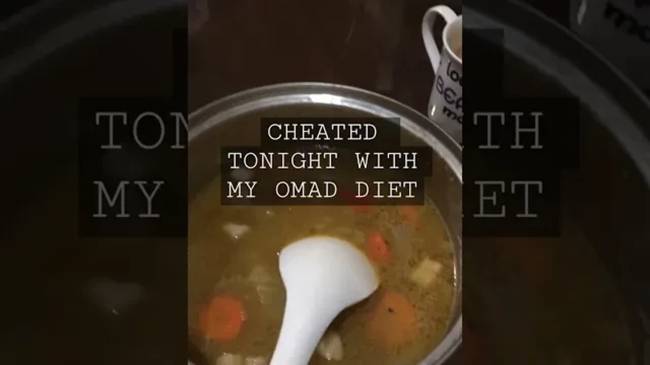 Cheated tonight with my OMAD Diet 😅