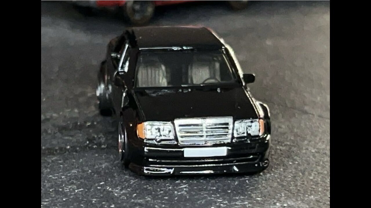 OPENING #mercedesbenz #black ⚫️⚫️⚫️⚫️ #500E #HotWheels #1:64 Arriving today @ #BeeZeeWorld 🤝🥂
