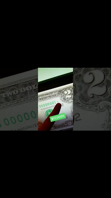 $2 bill worth thousands of dollars! #money #dollar