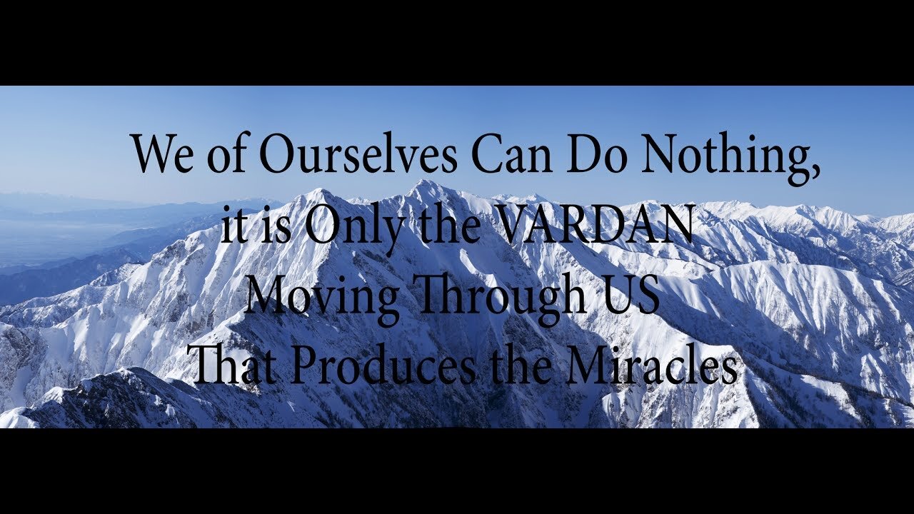 We of Ourselves Can Do Nothing, It Is Only Spirit Moving Through Us That Produces the Miracles