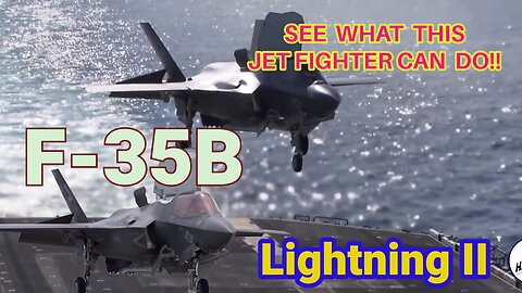 The amazing, super agile, super maneuverable fighter aircraft - F-35B