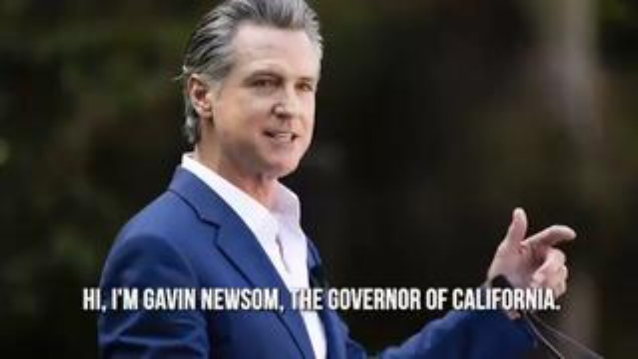 BREAKING: The Babylon Bee has obtained this exclusive, official, 100% real Gavin Newsom election ad.