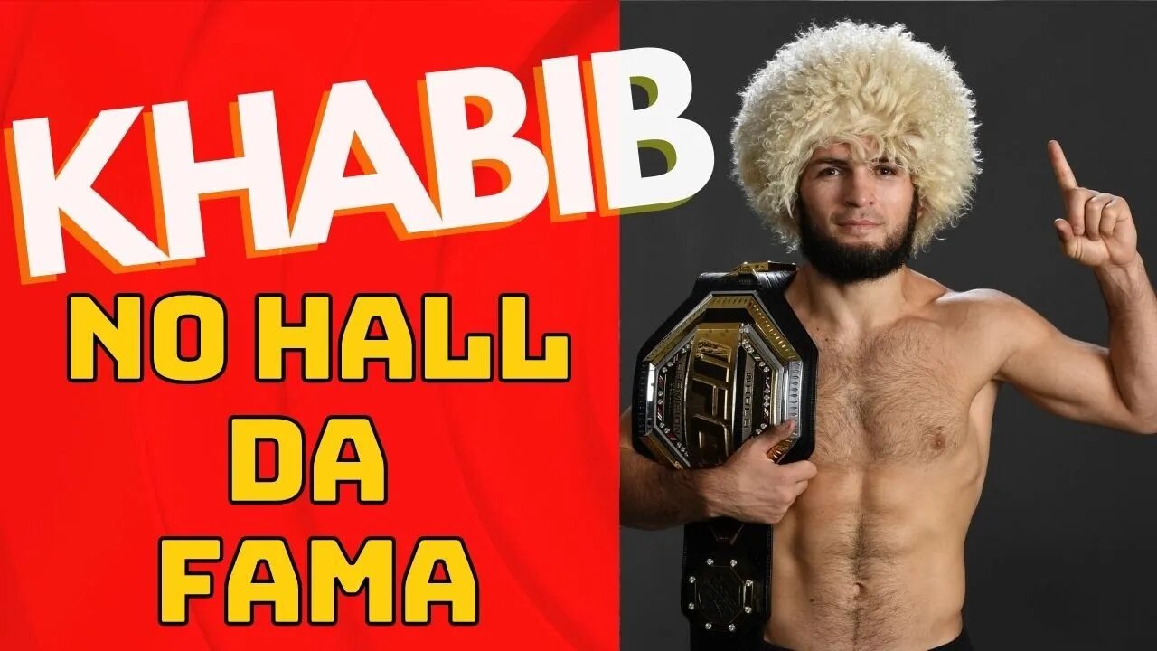 Khabib Nurmagomedov entra no Hall da fama