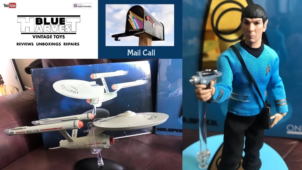 AWESOME MEZCO AND EAGLEMOSS STAR TREK TOY MAIL CALL