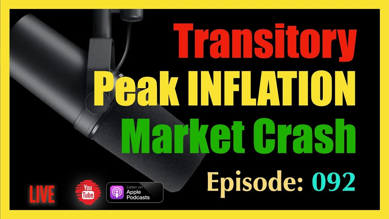 Transitory Peak Inflation Market Crash