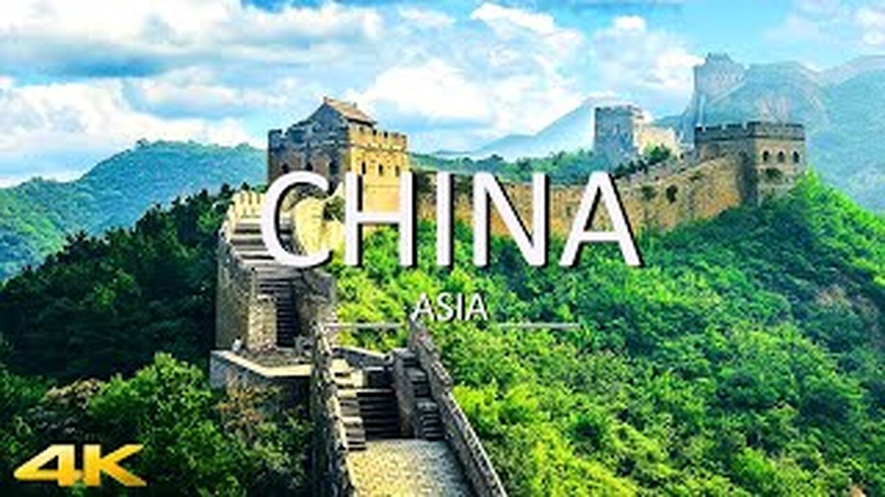 China (4K UHD) | Relaxing sleep music video with nature