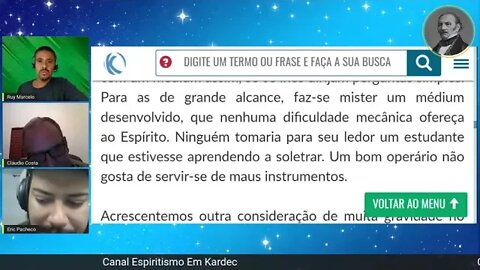 O Papel dos Médiuns nas Comunicações Espíritas (parte 3, n. 224) - Cap. XIX - O Livro dos Médiuns