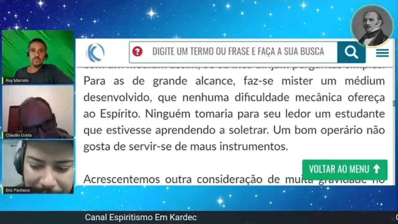 O Papel dos Médiuns nas Comunicações Espíritas (parte 3, n. 224) - Cap. XIX - O Livro dos Médiuns