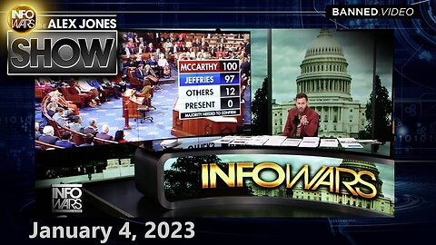 Deep State Scrambles for Power in GOP as Americans Awaken to Great Reset – ALEX JONES SHOW 01/4/23