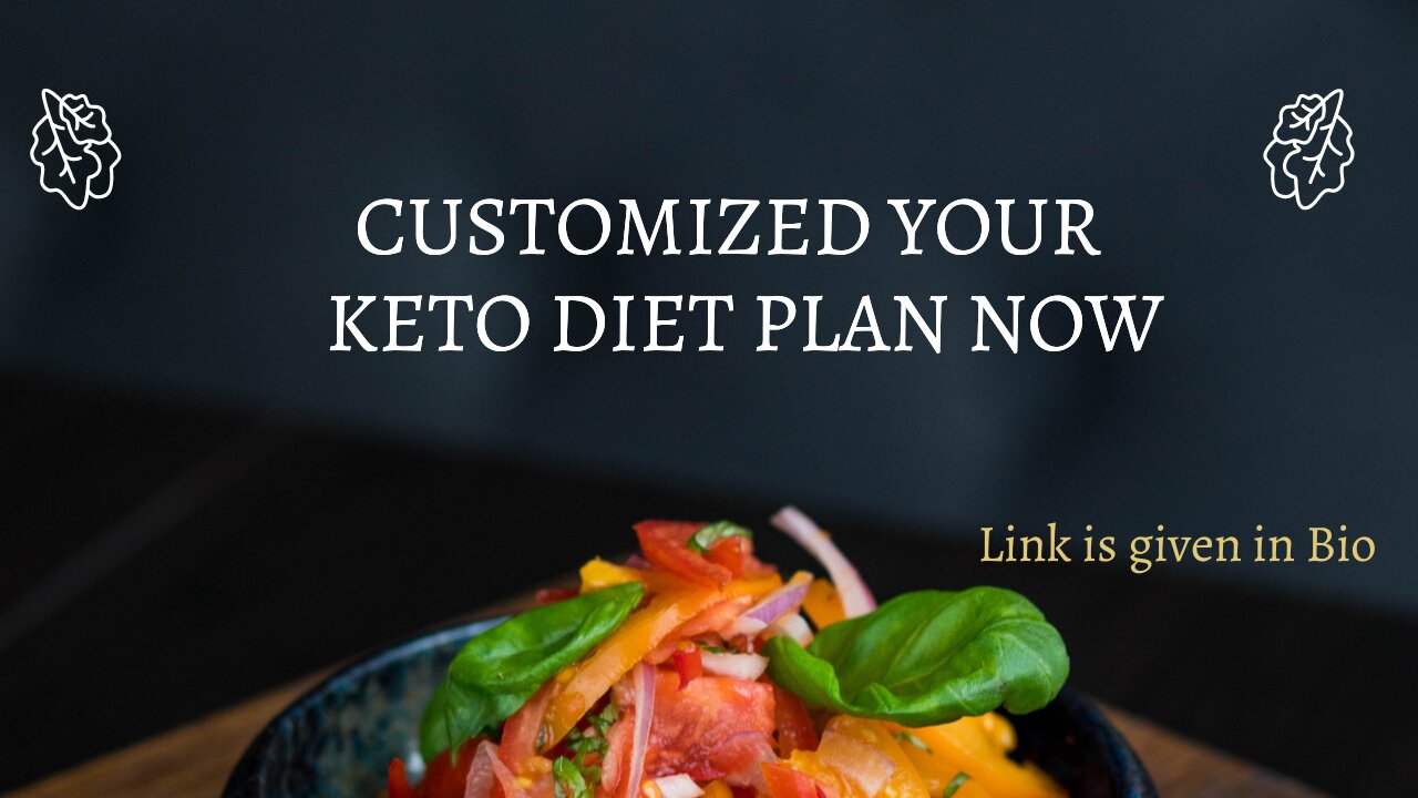 Customized your keto diet plan now