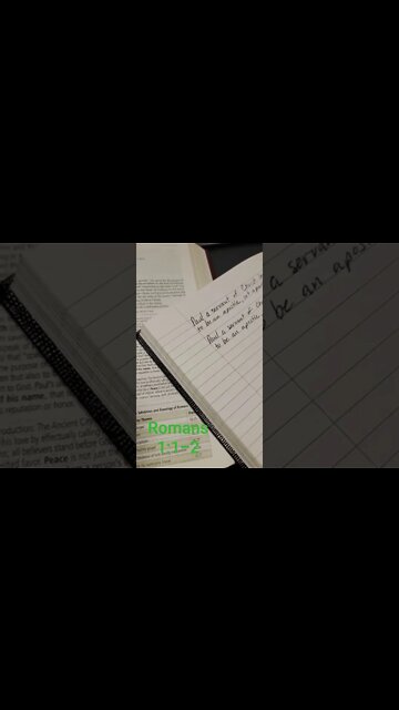 Romans 1:1 review plus verse 2. Let's go! #Shorts