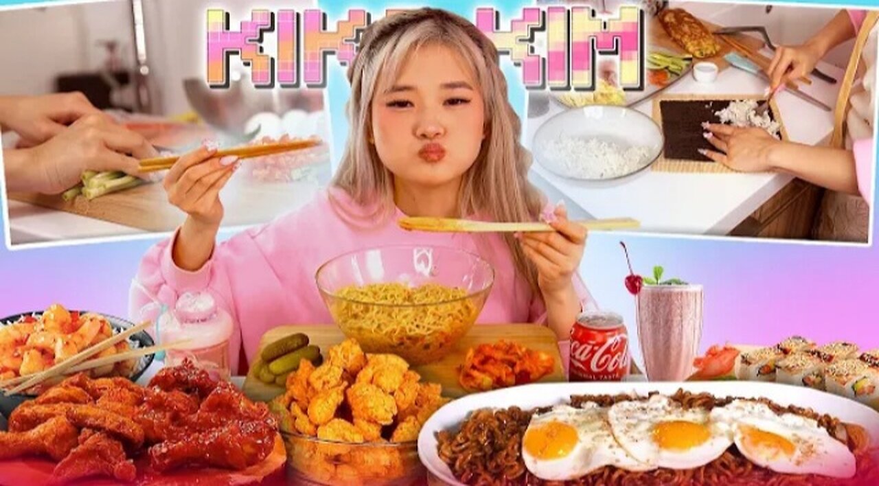 Kika kim new asian food video #viral