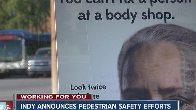Indy announces pedestrian safety efforts