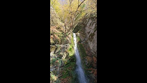 beautiful water fall in Azerbaijan