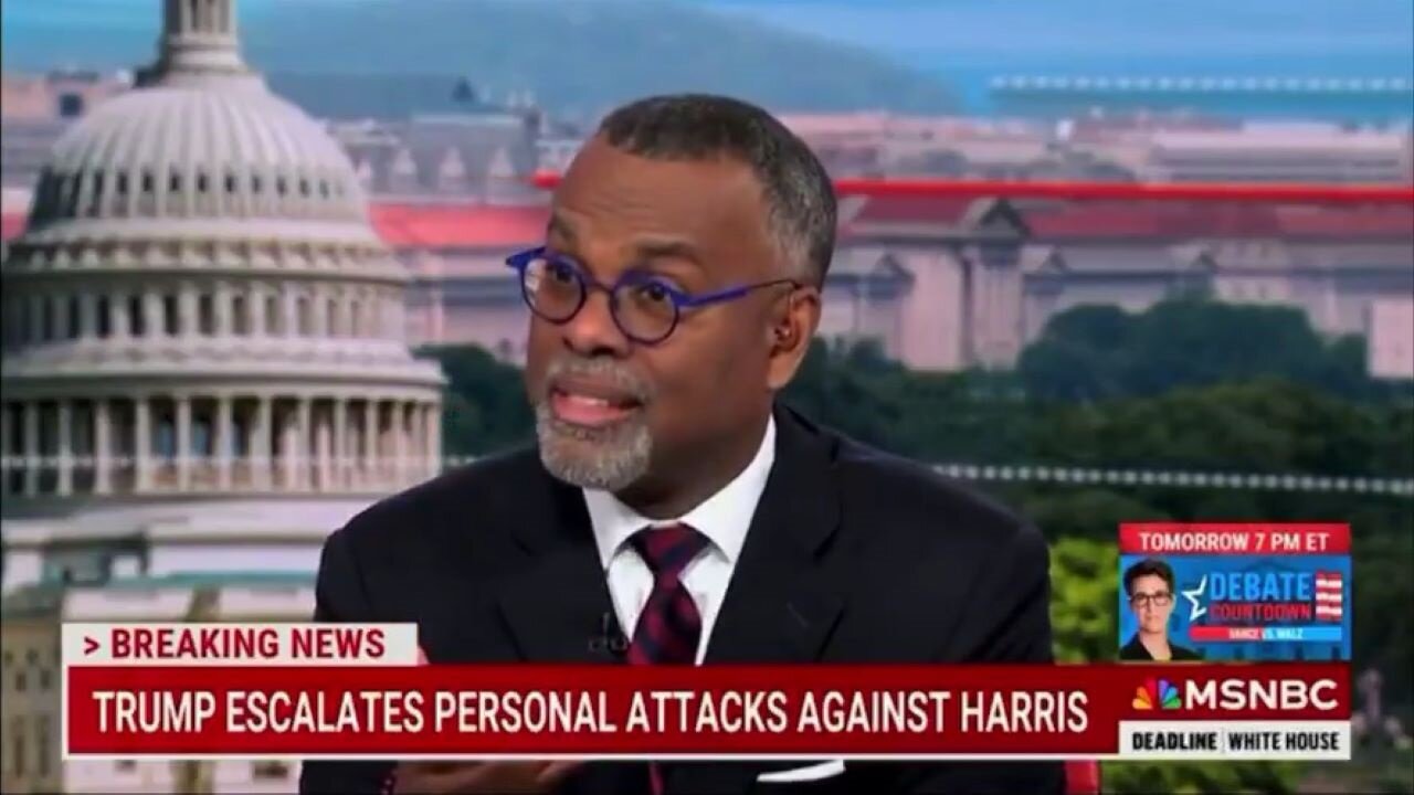 MSNBC Panelist Eddie Glaude Says Harris Has To Bust Trump In The Mouth Because He's Dangerous