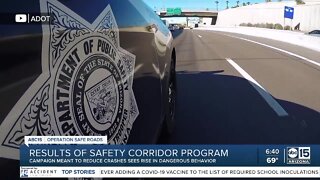 Results of safety corridor program