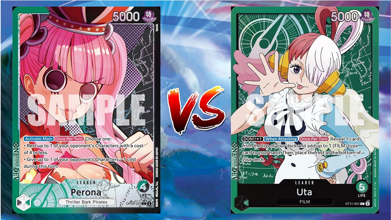 One Piece TCG Perona VS Green Uta!!