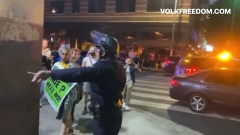 Rioters attack Police in LA: Roe vs Wade