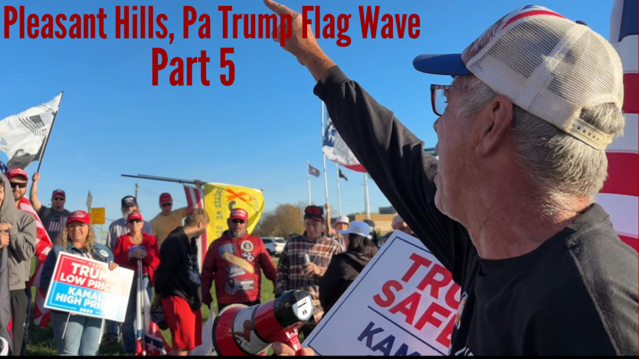 Pleasant Hills Trump Flag Wave-Part 5