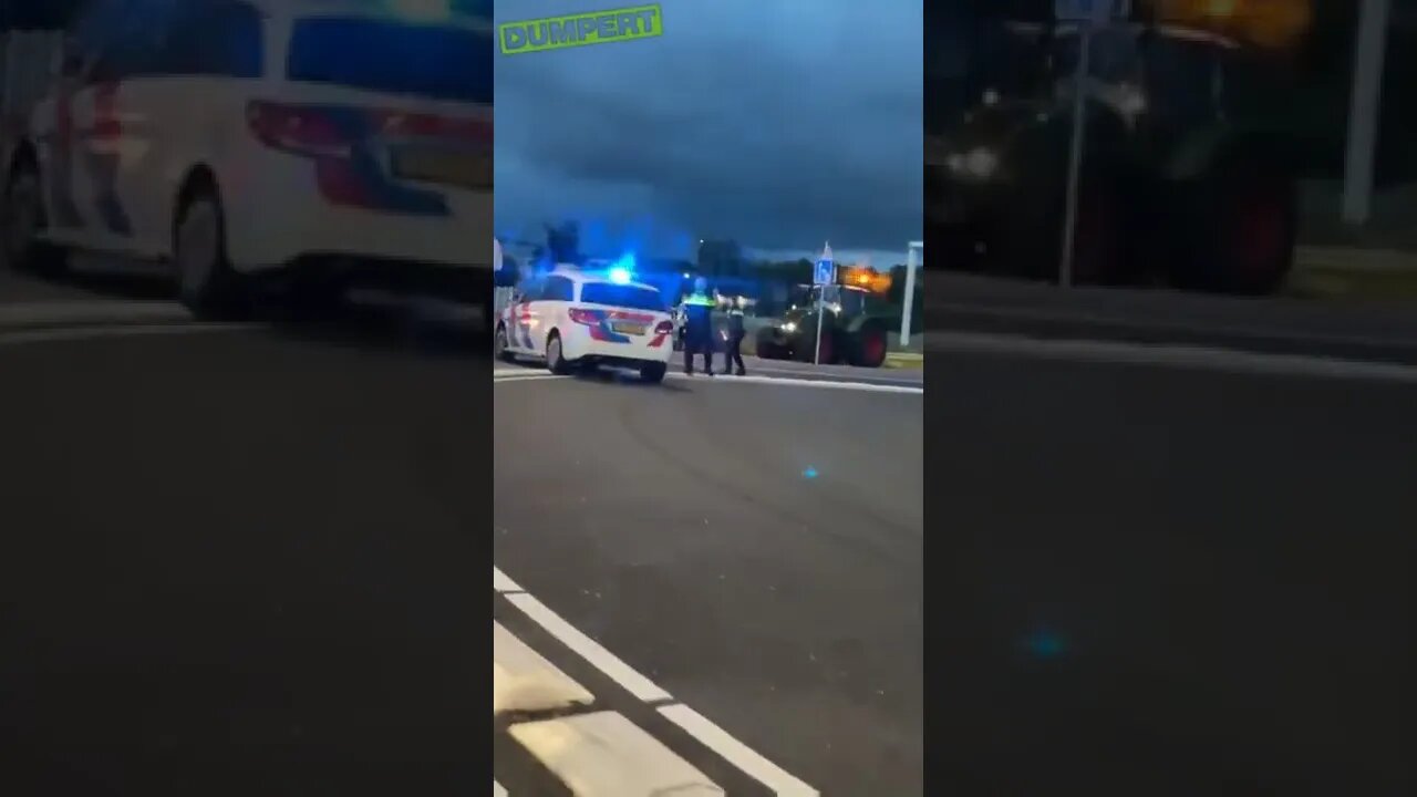 Niederlande: Polizei führt bei den Bauern eine Verkehrskontrolle durch