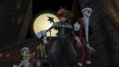 Kingdom Hearts 2 Final Mix HD - Walkthrough Playthrough - Part 22 -Halloween Town 2nd