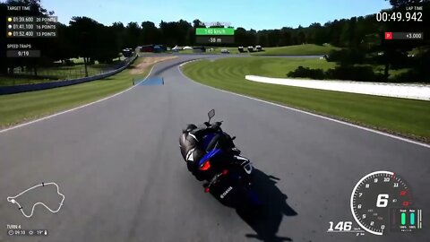 Racing in the Canadian Tire Motorsport Park GP Circuit in Ride 4
