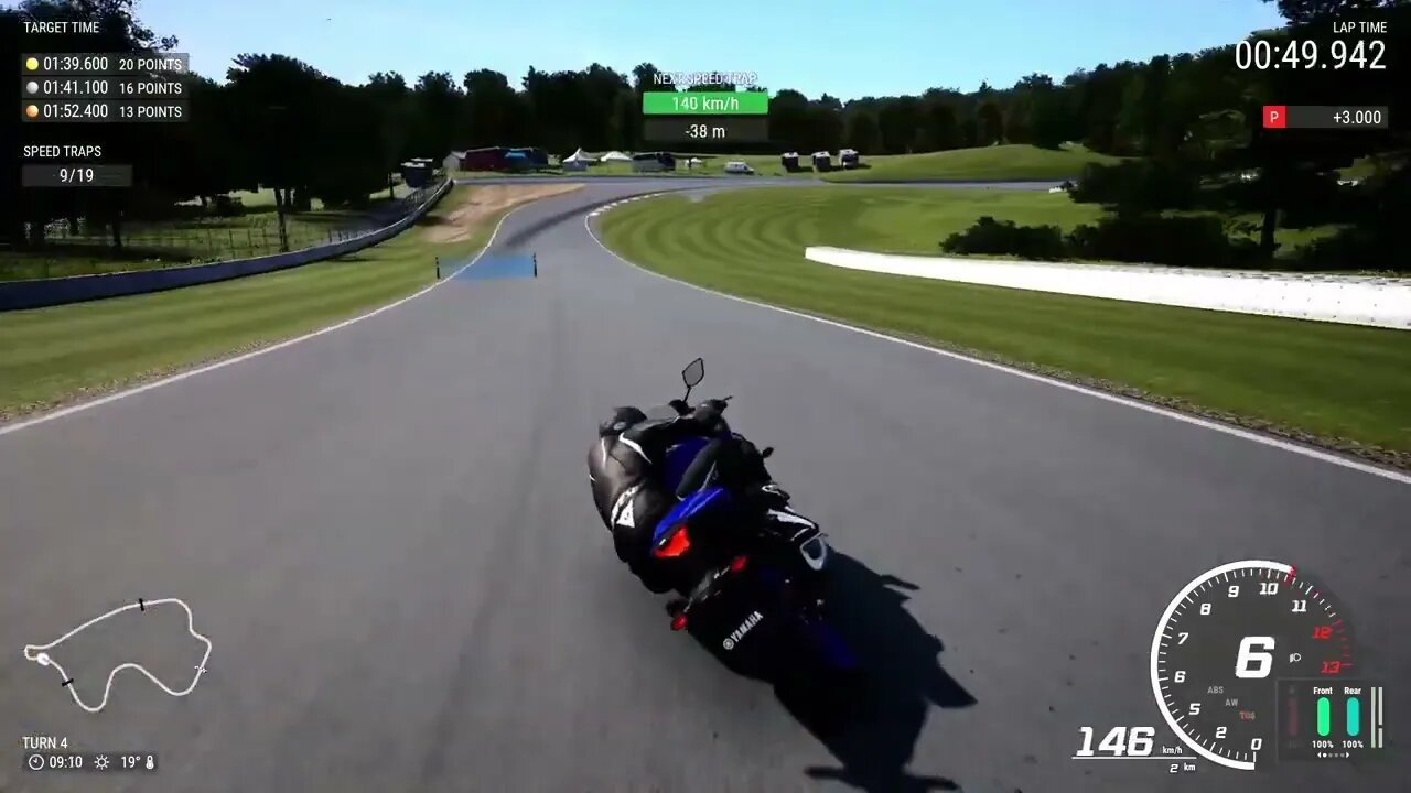 Racing in the Canadian Tire Motorsport Park GP Circuit in Ride 4